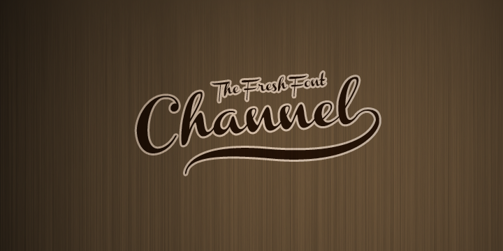 channel font